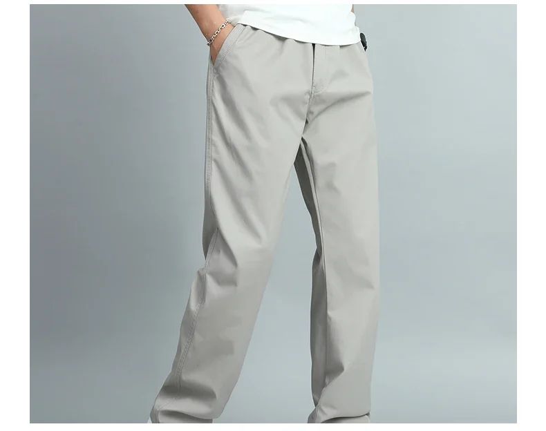 Calça Masculina Casual Plus Size 6GG Algodão Folgada Comprida Calça Esporte Elástico Cordão Moletom Masculina Calça Jogger Masculina Outono