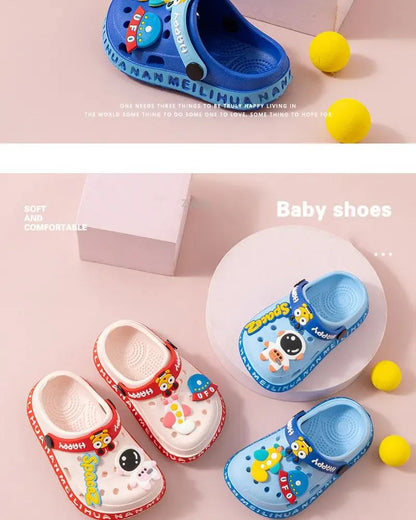 New Children Kids Baby Boys Girls Mules Clogs Summer Soft Sole Garden Beach Slippers Sandals Cave Hole Baby Shoes for Boys Girls