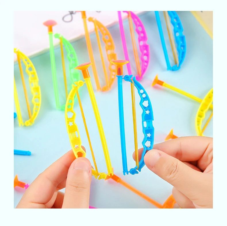 12/24/36Pcs Mini Shooting Small Bow and Arrow Outdoor Game Birthday Party Outdoor Sports Party Kindergarten Carnival jhh