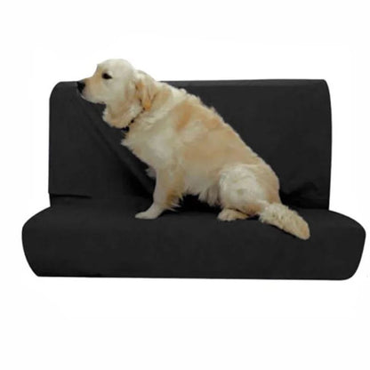 Universal Black Car Seat Cover Front and Rear Polyester Waterproof Anti-fouling Car Protective Seat Cover Interior Seat Supplies
