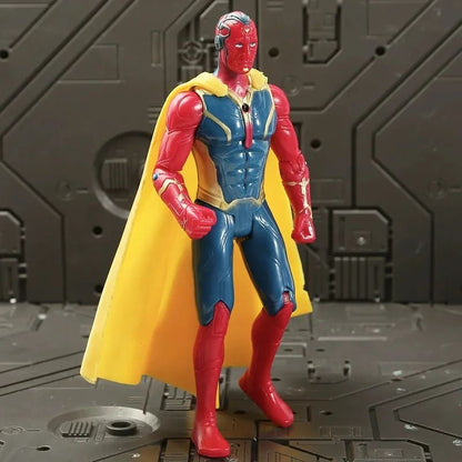 17 Cm Brinquedos Infantis Marvel Anime Figuras Homem-Aranha Hulk Action Figure Homem De Ferro Desenho Animado Brinquedo Infantil Presente De Natal Boneca Brilhante Hobbies