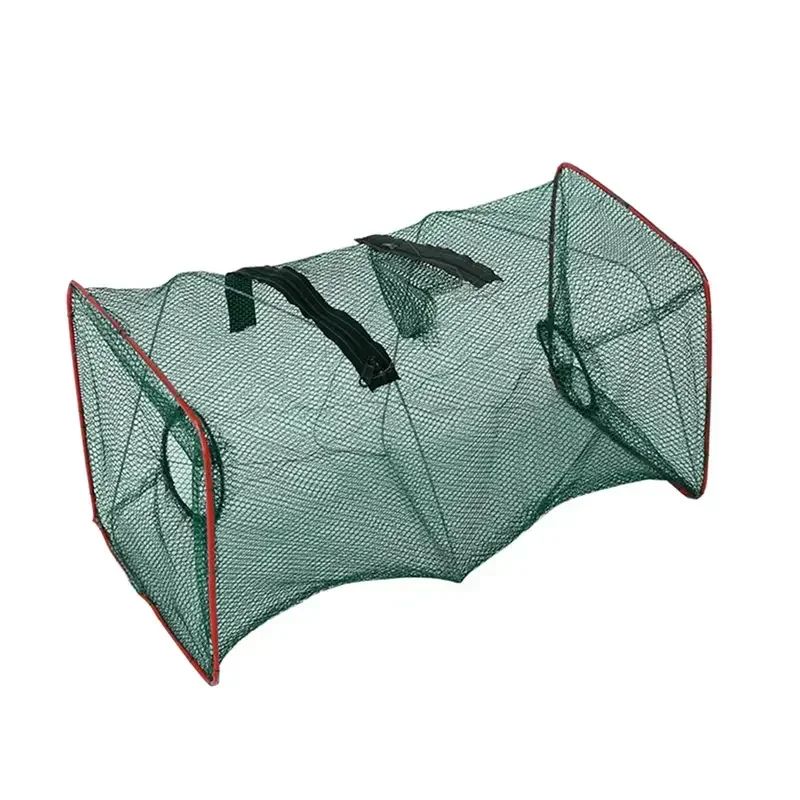 1 Armadilha Dobrável para Peixe (Rede de Lançamento) para Caranguejo, Camarão e Lagostim - Equipamento de Pesca Perfeito para Entusiastas de Atividades ao Ar Livre