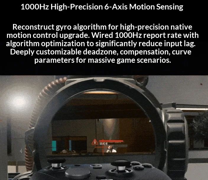 Game Sir G7 Pro 8K Aimlabs Game Controller Tmr Joystick 8000Hz Wired Gamepad for PC Steam Switch Android Apple One Click Wake NS