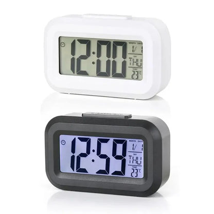Desk Decorations Table Clock Bedroom Decoration Led Digital Alarm Clock Data Times Calendar Electronic Multi-function Desktop