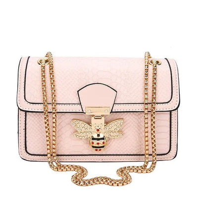 Luxury Handbags for Women Crossbody Bags Bee Lock Tote Casual Flap Purses Crocodile Print Leather Handbag Ladies Shoulder Bags