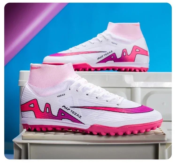 Men Football Shoes TF/FG Society Cleats Indoor Soccer Shoes Professional Football Field Boots Fast Unisex Sneaker Top Quality