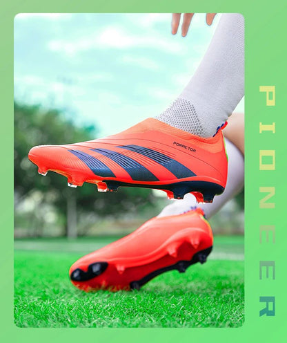 Mens High Quality Ultralight Football Shoes Society Cleats Indoor Soccer Shoes Professional Original Fast Futsal Football Boots