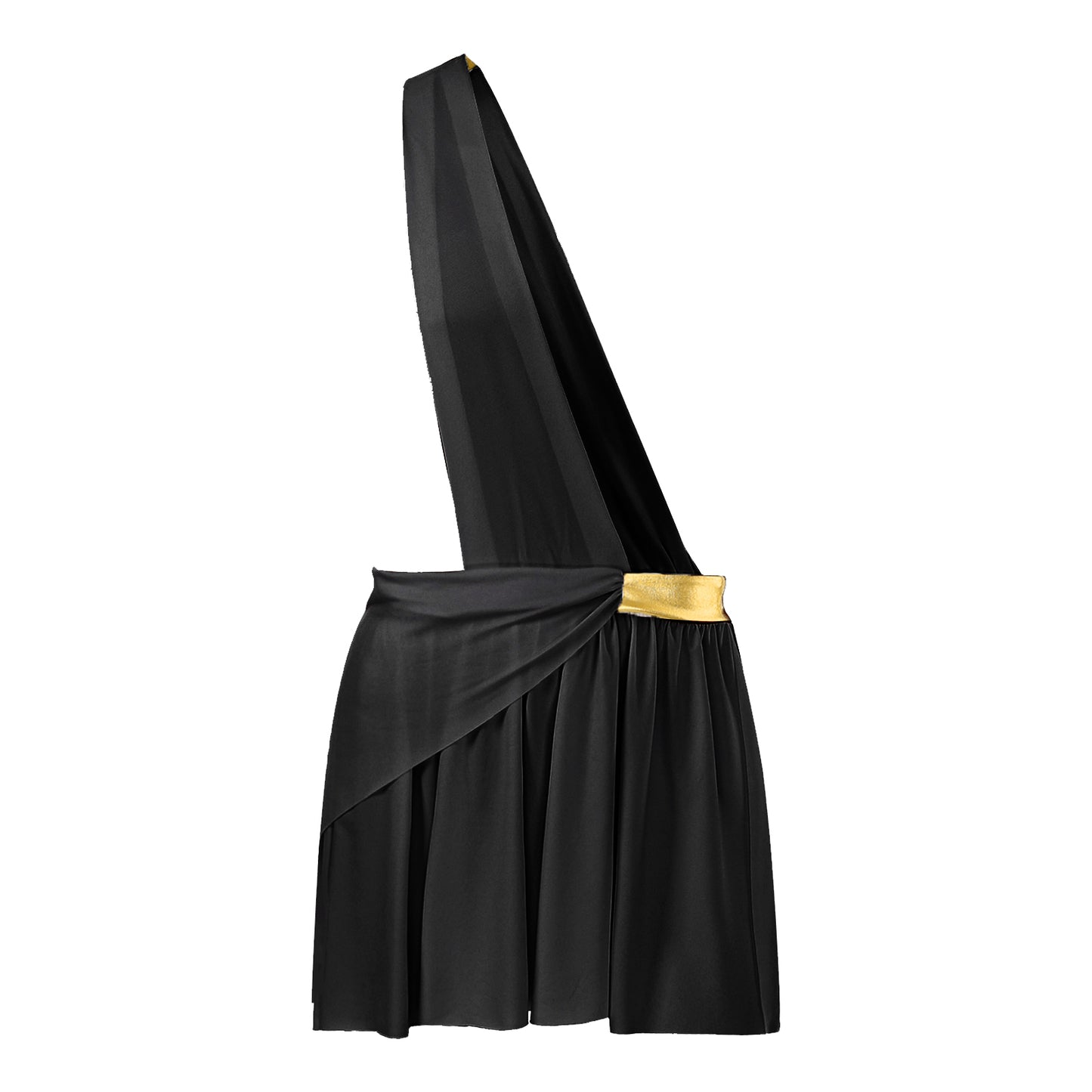 Men's  Ancient Greek God Halloween Party Costume Cosplay One Shoulder Strap Skirts Knight Warrior Theatrical Performance Outfit
