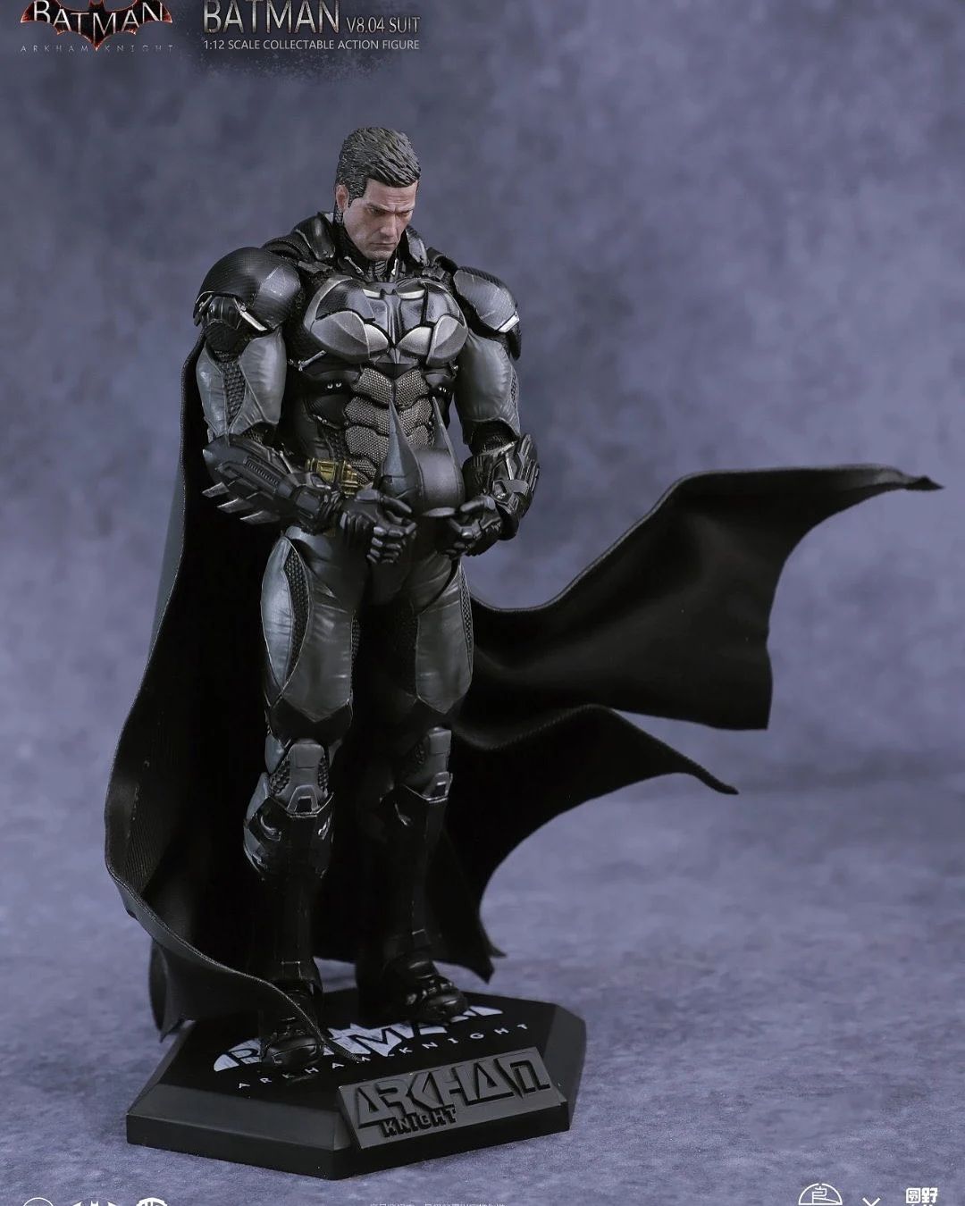 100%Original LPZZ Studio 1/12 Deathstroke Batman Arkham Knight Batsuit V8 04 Bonecos de Ação Modelo do Filme do Batman