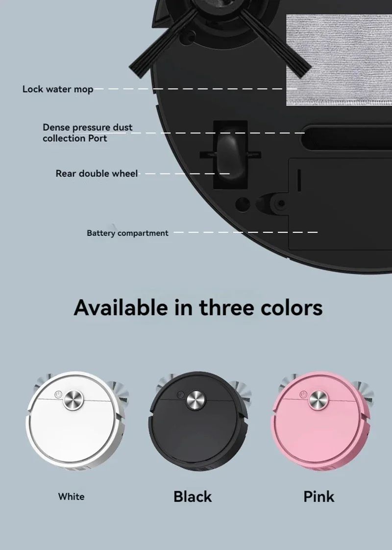 Xiaomi Mini Vacuum Cleaning Robot Smart Mopping Suction And Sweeping Integrated Fully Automatic Home Cleaning Sweeping Robot