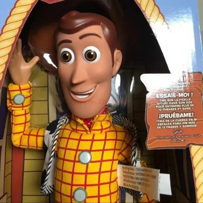 40cm Disney Toy Figuras de Anime Toy Story 4 Woody Buzz Jessie Rex Bonecos Modelo Falantes Figurinhas de Ação Coleção de Decoração Brinquedo de Natal