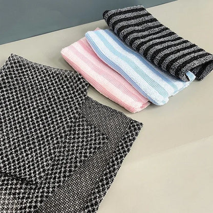Exfoliating Washcloth Back Scrubber for Shower for Men Silver-ion Multi-Function Foam Bath Towel Ultra-Long Exfoliating Towels
