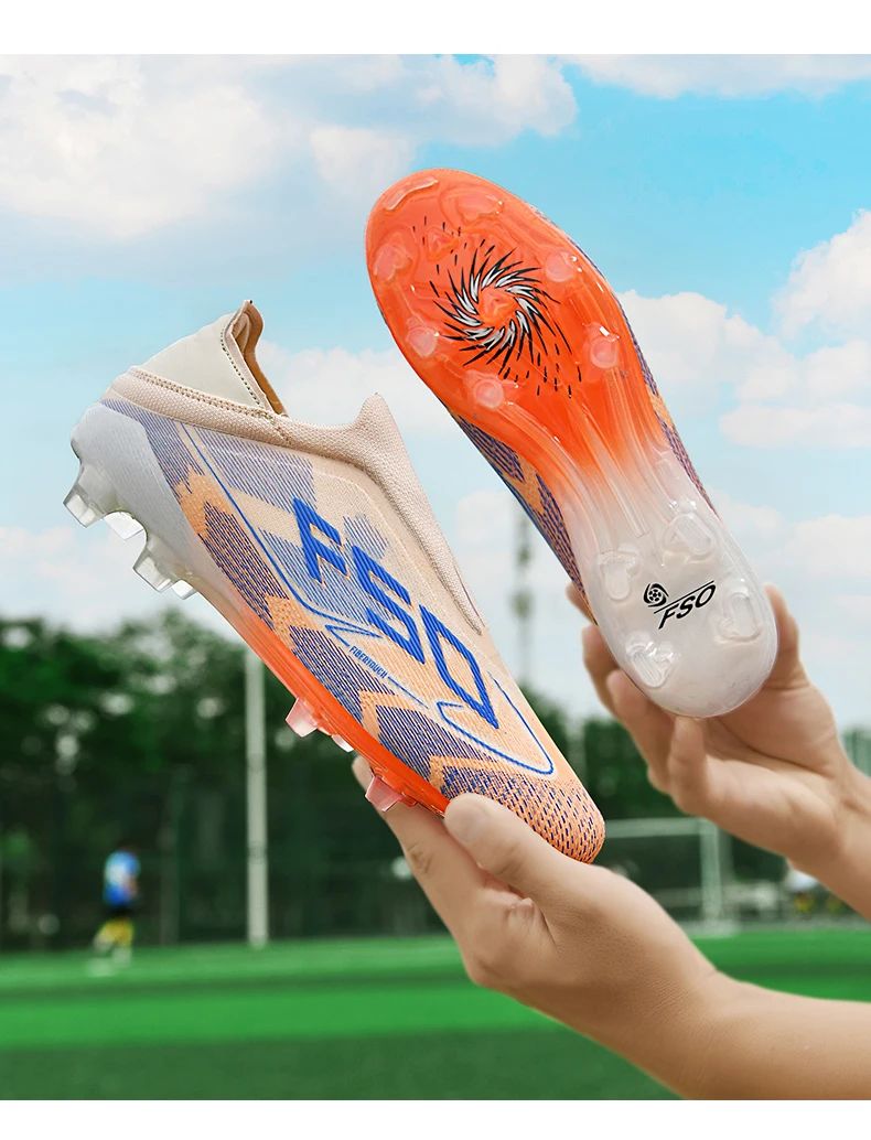 Men Football Boots Professional Society Cleats Original TF/FG Top Quality Indoor Soccer Shoes Booties Comfortable Sneaker Tenis