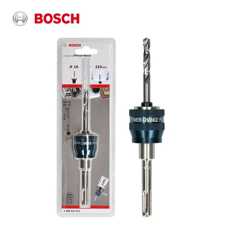 Bosch Acessórios Sistema de Troca Rápida Multifuncional Pc Plus Broca de Haste Hexagonal de 7/16" 11 Mm para Trabalho de Decoração