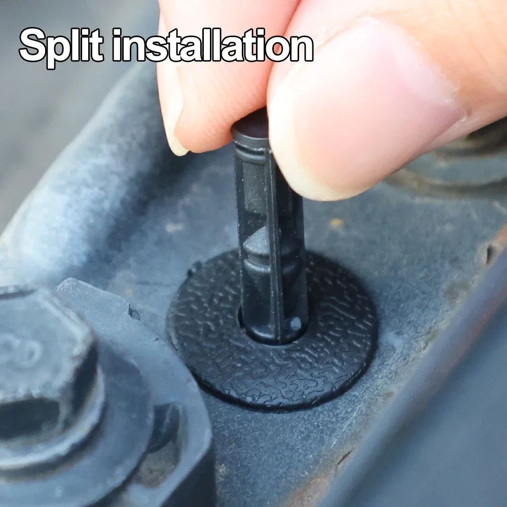 100/50pçs Rebites de Plástico para Carro Presilhas de Fixação para Painel de Carenagem 3 Tamanhos Mistos Pino de Pressão Fixador Automotivo 6mm 7mm 8mm Interior