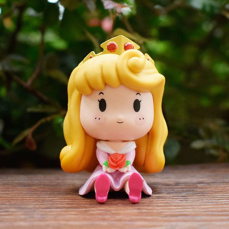 Disney Princesa Ariel Elsa Anna Bela Branca De Neve Cinderela Branca De Neve Fada Pvc Figura De Ação Boneca Decoração Brinquedos Para Crianças Presente