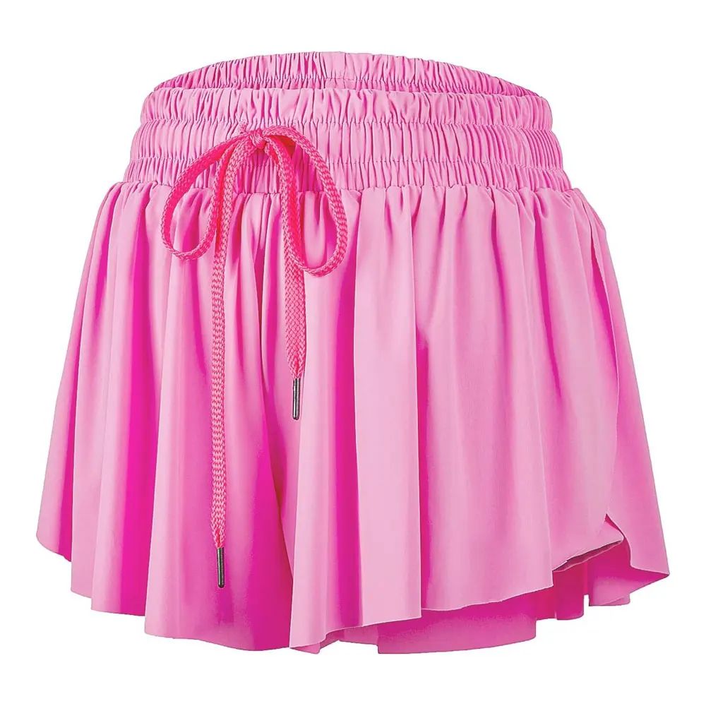 2in1 Jogger Flowy Athletic Shorts for Women Gym Yoga Workout Running Tennis Skirt Comfy Skort Lounge Cute Clothes Casual Summer