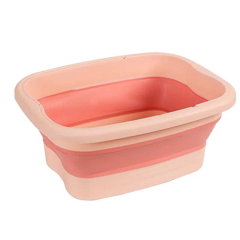 Balde de massagem para os pés dobrável, balde para imersão, bacia dobrável para spa de pés, banheira doméstica de sauna, banheira para pedicure