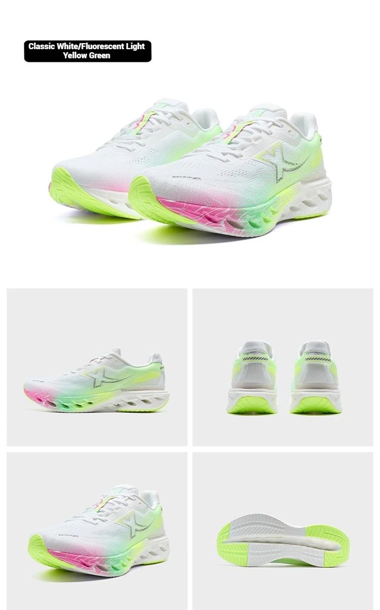 Xtep Reactive Coil 12.0 Running Shoes Male's 2025 Summer Elasticity Sports Shoes Rebound Cushioning Sneakers 975219110045