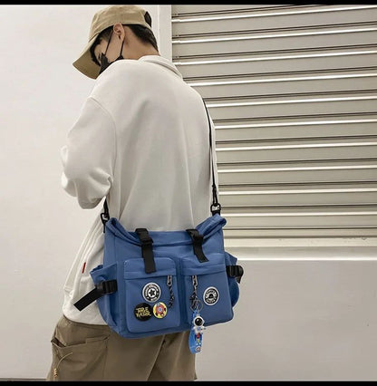 Japanese Harajuku School Bags for Teenage Girls Casual Fashion Crossbody Bag New Trendy Shoulder Bag Student Backpack Hand Bags