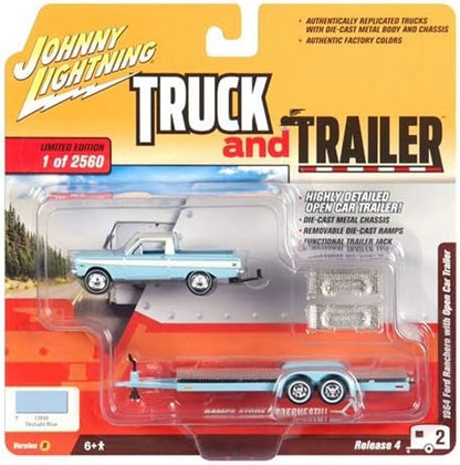 Novo em Estoque Jl 1:64 Ford Toyota Chevy Monte Carlo Transportador de Reboque Liga Miniatura Diecast Modelo Carro de Brinquedo Brinquedos Presente para Crianças