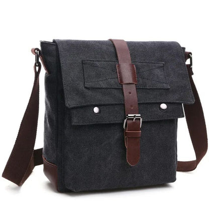 Retro Men Messenger Bags Vintage Canvas Handbags Leisure Work Travel Bag Man Business Crossbody Bags Briefcase For Male Bolsas