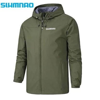 Capa de Chuva Impermeável de Pesca 2025 para Homens, Capa de Chuva para Ciclismo, Jaqueta Corta-Vento, Roupas de Montanhismo, Casaco de Primavera e Outono