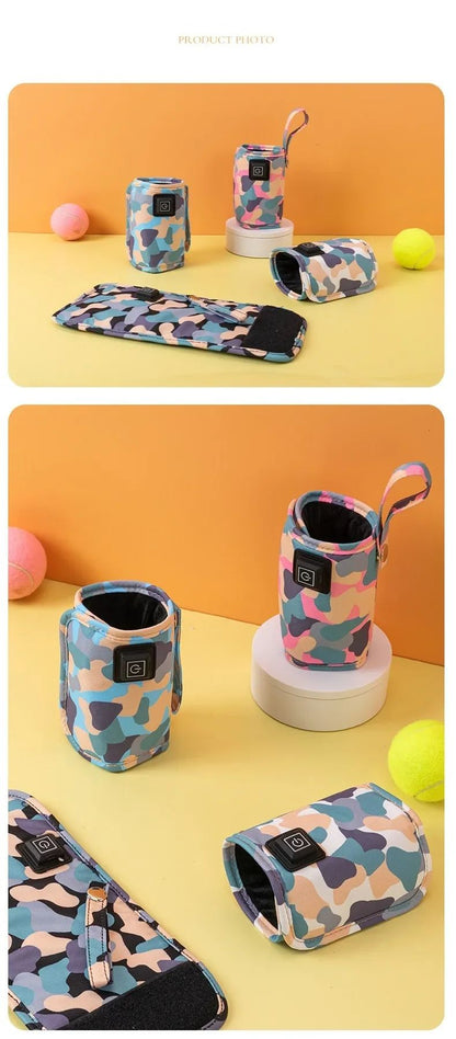 USB Milk Water Warmer Stroller Insulated Bag Baby Nursing Bottle Heater Safe Kids Supplies for Infant Outdoor Travel Accessories