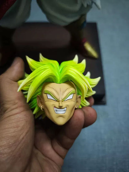 50CM Dragon Ball Breaking Circle Broly Figure Estátua JT Irmão Super Saiyajin GK Modelo de Estátua Ornamento Presente para Menino