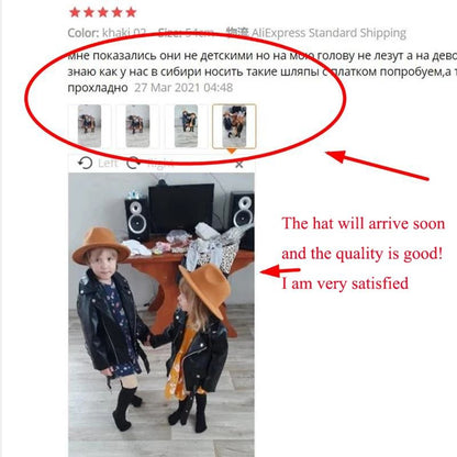 Kids Hat Girl 52cm Small Child Felt White Black Winter Hat Casual Dress Boy Girls Child Fedora Winter Hat Sombrero Panama Hombre