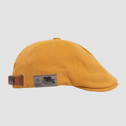 Boina masculina Peaky Blinders de algodão Estilo Britânico Ocidental Boné Ivy Clássico Boina vintage de linho feminina de inverno