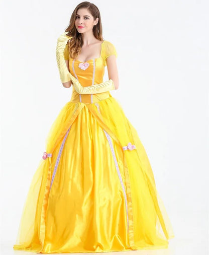 Anime clothing Adult Cosplay Dress Cinderella Costume Snow White Princess Dress Stage clothes Halloween Fancy Dress Ball Gown