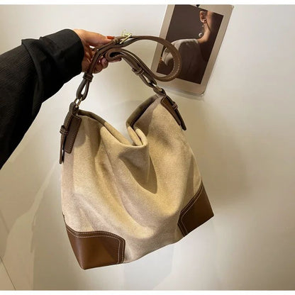 Shoulder Bags Trendy Women's Soft PU Shoulder Bags Solid Color Ladies Casual Style Spring Handbag Big Handbags Crossbody Bags