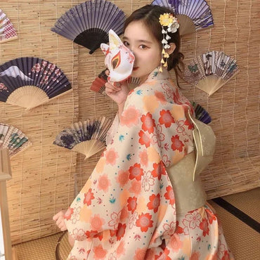 Fashion Photography Clothes Party Dress Japanese Kimono Cosplay Yukata Women Clothing Traditional Ethnic Style Streetwear Stage