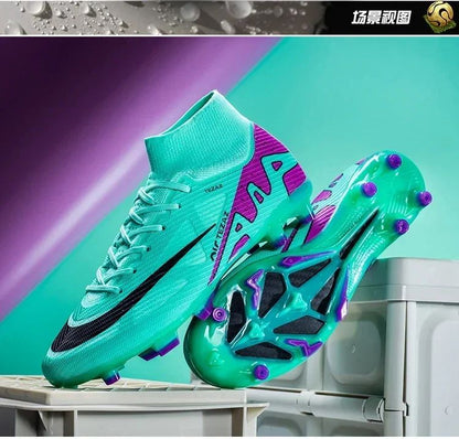 Men Football Shoes TF/FG Society Cleats Indoor Soccer Shoes Professional Football Field Boots Fast Unisex Sneaker Top Quality