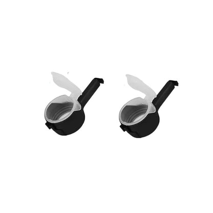 2 clipes de saco para alimentos, clipes de vedação para armazenamento de alimentos com bico, clipe de saco de batatas fritas de cozinha, clipe selador de tampa de plástico, armazenamento de cozinha