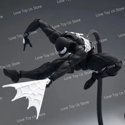 Conjunto de Brinquedos Original de Figuras de Ação Anime do Homem-Aranha, Traje Simbionte e Aranha Escarlate - Conjunto de Presente Colecionável