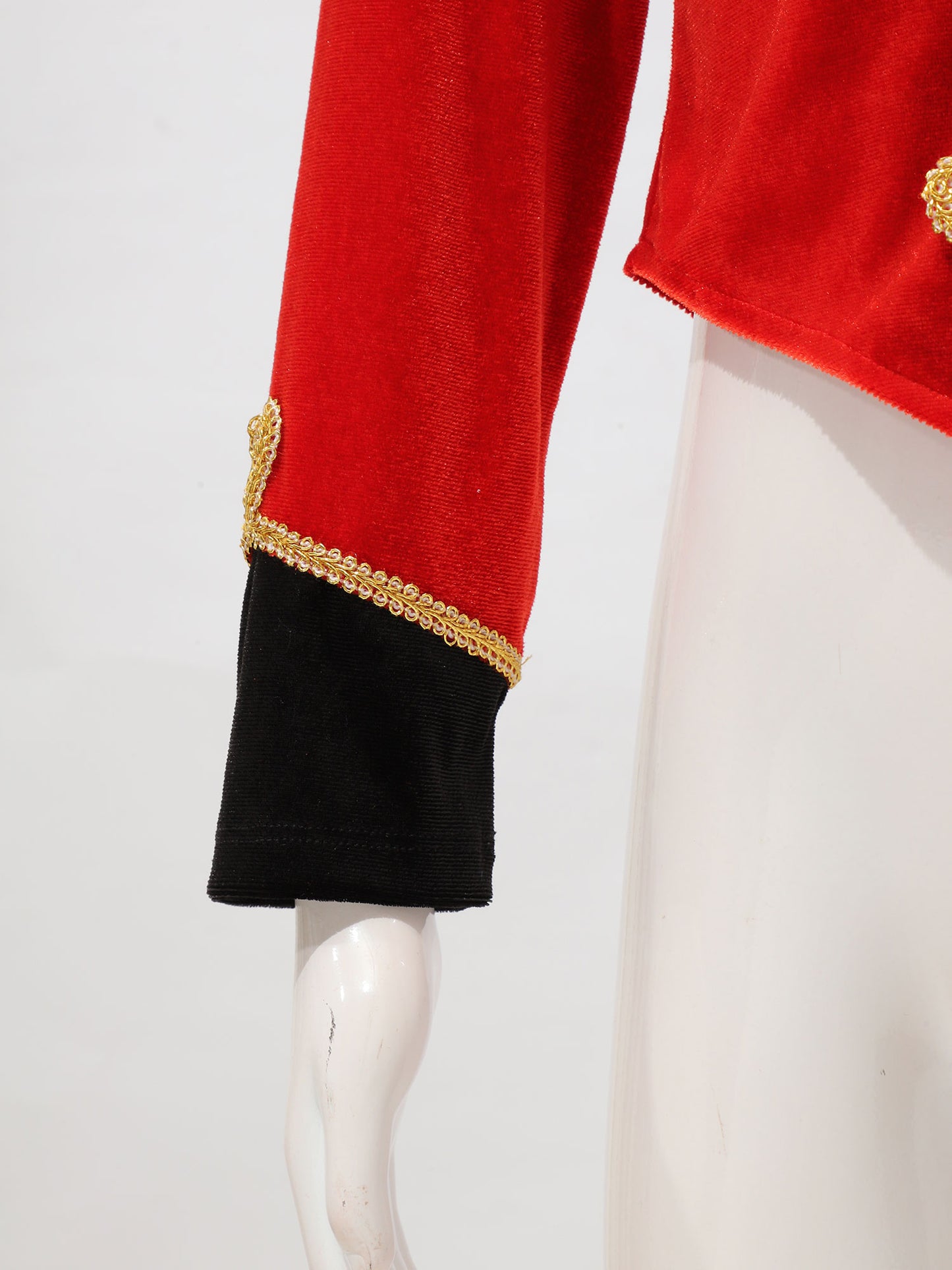 Boys Girls Drum Major Team Uniform Nutcrackers Costume Set Marching Band Tassel Jacket Coat Hat Outfits for Drummer Performance
