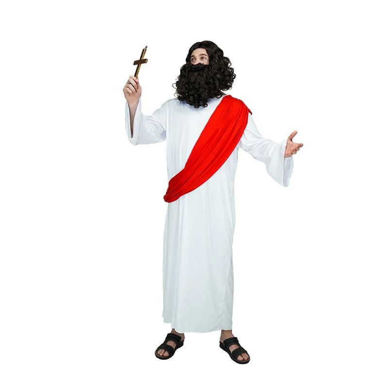 New Halloween Party Cosplay Costume Children and Adults Roman Greek Costume Jesus and Virgin Mary Costume