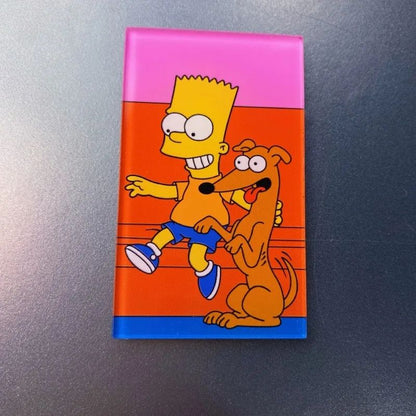 Ímã de Geladeira Homer Simpson Decoração Criativa Bonito Desenho Animado Quadro de Mensagens Adesivo de Geladeira Presentes Decoração de Casa