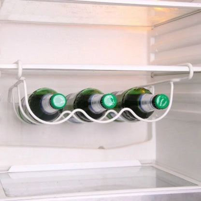 Suprimentos de Cozinha Organizador de Geladeira Rack Prateleira Interna Suporte para Garrafas de Cerveja Vinho Rack Acessórios Ferramentas de Armazenamento de Cozinha