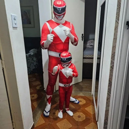 Adult Morpher Superhero Samurai Sentai Shinkenger Rangers Cosplay Fantasia Halloween Costume Mask for Men Boy