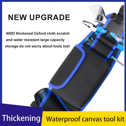 Hardware and electric Tool Bag Multifunction Oxford Cloth Thickened Maintenance Aerial Work Pocket Portable Tool Pocket Waistbag