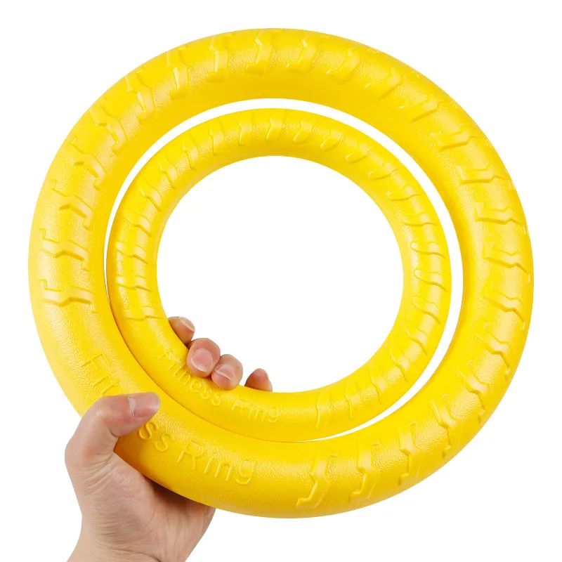Brinquedo para animais de estimação EVA, bola flutuante para cães, treinamento de cães, anel de puxar, resistente à mordida, bola de dentição, bola de corda, bola de espuma, resistente à mordida, brinquedo para cães