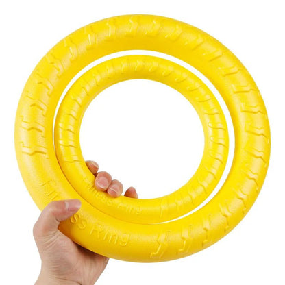 Brinquedo para animais de estimação EVA, bola flutuante para cães, treinamento de cães, anel de puxar, resistente à mordida, bola de dentição, bola de corda, bola de espuma, resistente à mordida, brinquedo para cães