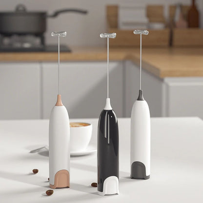 Batedor de Leite Elétrico Portátil Automático para Ovos Batedor de Café Cappuccino Batedor de Creme Espumador Misturador de Cozinha Agitador