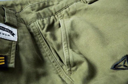 Male Trousers Stretch Loose Khaki Korean Men's Cargo Pants Big Size Aesthetic Harajuku High Quality With Stylish Long