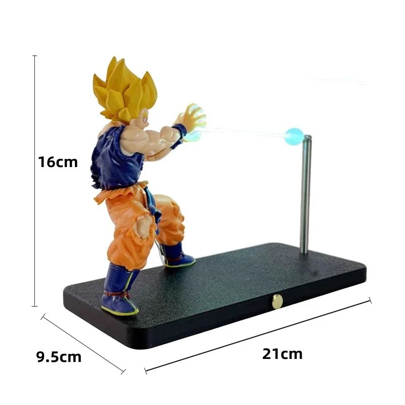 Anime Son Goku Kamehameha Night Light Figures Desktop Touch Control Lamp Rechargeable Night Lamp Figures with Cotton