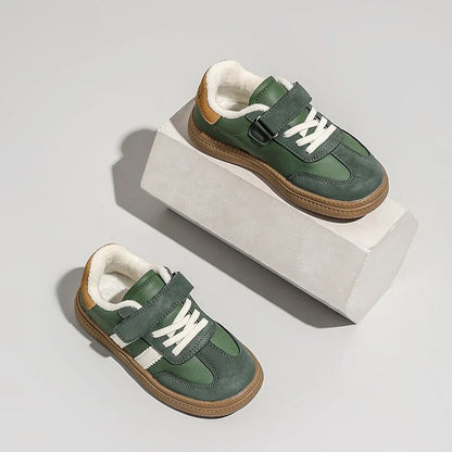 Children Casual Sneakers New Black Soft Bottom Girls Boys German Training Shoes Autumn Winter Fashion Red Kids Baby Casual Shoes