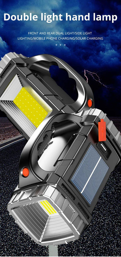 Multifunctional portable light strip side light waterproof multiple lighting modes high power rechargeable LED flashlight